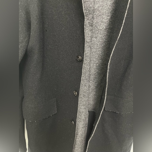 John Varvatos Raw Edge Japanese Fabric Coat. Size USA 36 EU 46 - Picture 8 of 12